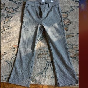 GAP Houndstooth Kick-Flare Trousers | Size 12 NWOT